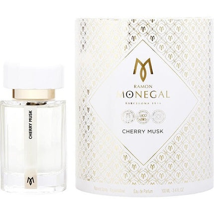 Ramon Monegal Cherry Musk, Parfum feminin, 100ml, sticlă transparentă cu dop alb
