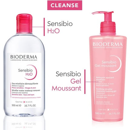 Gel de curatare faciala, Bioderma Sensibio, 500ml