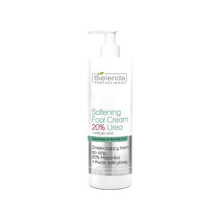 Cremă pentru picioare, Bielenda Professional Podo Expert Softening Foot Cream, 20% Uree, 500ml