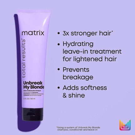 Tratament Leave-In, Matrix, Unbreak My Blonde, 150ml