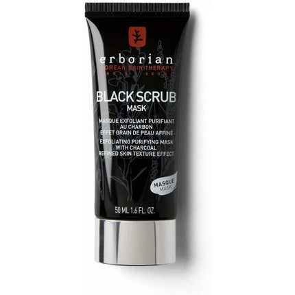 Masca exfoliantă, Erborian, Black Scrub, 50 ml
