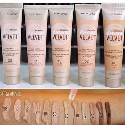 Fond de ten lichid Maybelline Dream Velvet Soft Matte Foundation Caramel 92, 30ml