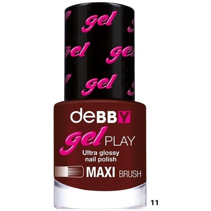 Unghii Debby Gel Play 11 Diva, maro închis, 7 ml