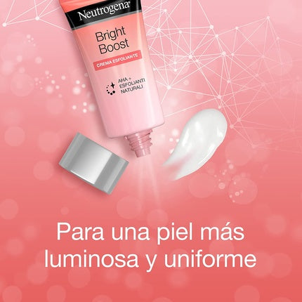 Cremă Exfoliantă Neutrogena Bright Boost, 75ml, Culoare Roz