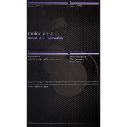 Escentric Molecules Eau De Toilette Floral, 30ml, cutie neagră