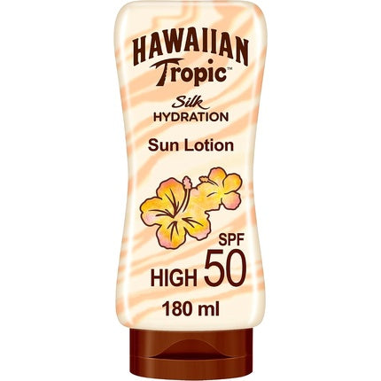 Lotiune protectie solara, Hawaiian Tropic, Silk Hydration Spf50, 180ml