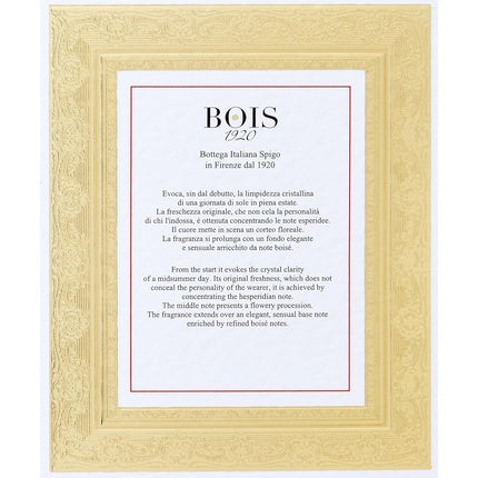 Parfum, Bois 1920, Agrumi Amari di Sicilia, 100ml, sticlă transparentă