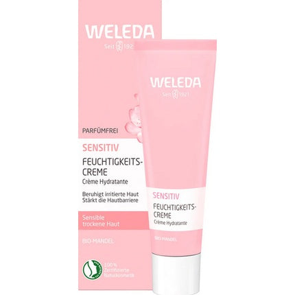 Cremă Hidratantă Sensitive Weleda cu Extract de Bio-Mandelă, 30ml
