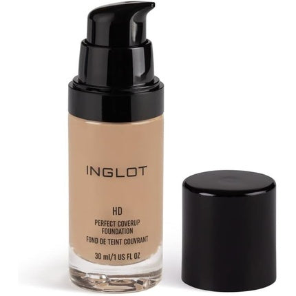Fundație Inglot HD Perfect Coverup, 76, cremă, ton bej
