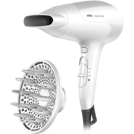 Uscător de păr, Braun, alb, 2000 W