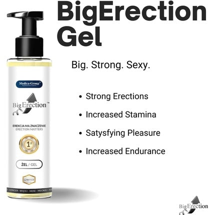 Gel intim Medica-Group BigErection, dozator, 500 ml