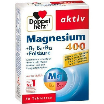 Tablete Doppelherz Magnesium 400mg, 30 buc