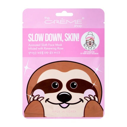 Mască față, The Crème Shop, Slow Down Skin, roz