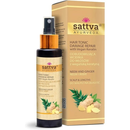 Tonic pentru păr, Sattva Ayurveda, Keratină vegană, 150g