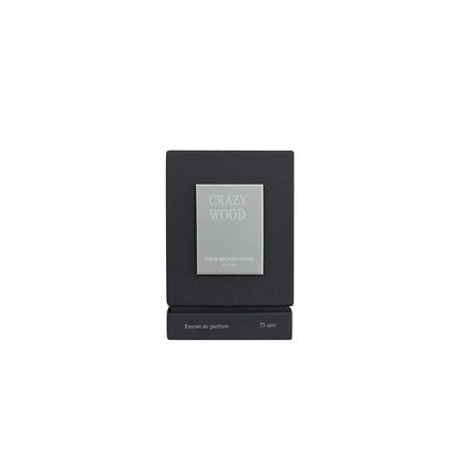 Extrait de Parfum Crazy Wood Grey, Gris Montaigne, 75ml, sticlă neagră, capac argintiu