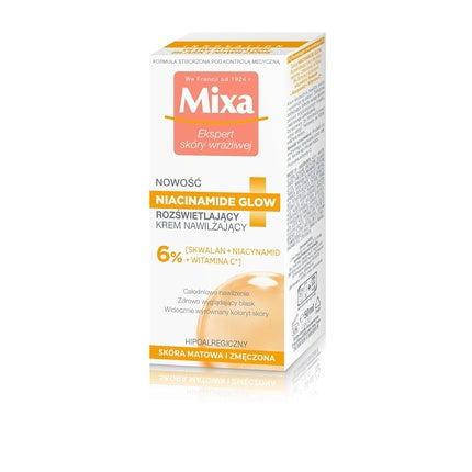 Cremă Față Mixa Niacinamide Glow iluminatoare albă 50ml