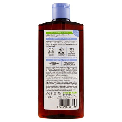 Șampon I Provenzali, ulei de semințe de in, 250ml