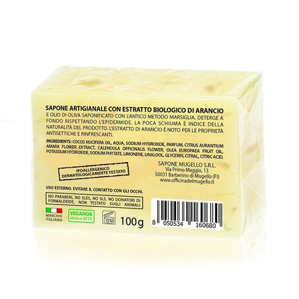 Săpun solid OFFICINA MUGELLO Citrus, vegan, 100g