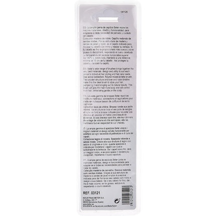 Beter Round Brush Mixed Bristles Oak Wood 45mm