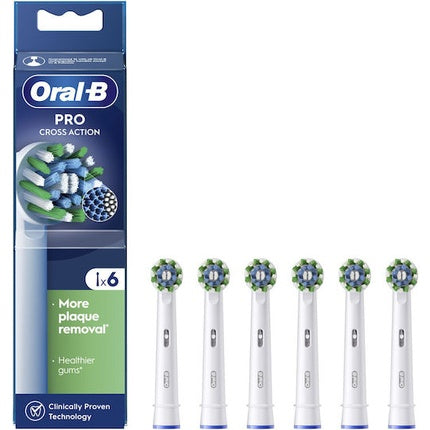 Perii de dinți electrice Oral-B Cross Action, set 6 buc, albastru