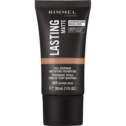 Fond de ten Rimmel Lasting Matte, 30ml, Natural Bej