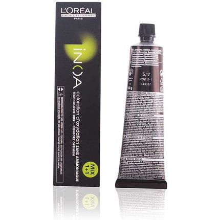 Vopsea de păr, L'Oréal Professionnel, Inoa 5.12, maro deschis