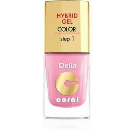 Smalt unghii Gel Hybrid, Delia Cosmetics, No. 31 Pearl Pink, 11ml, Coral