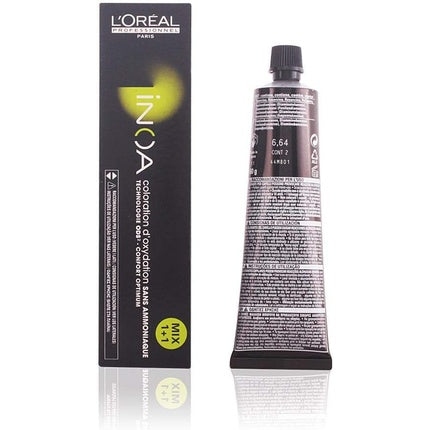 Vopsea păr, L'Oréal Professionnel INOA, 6.64 Dark Blonde Red Copper, 60ml