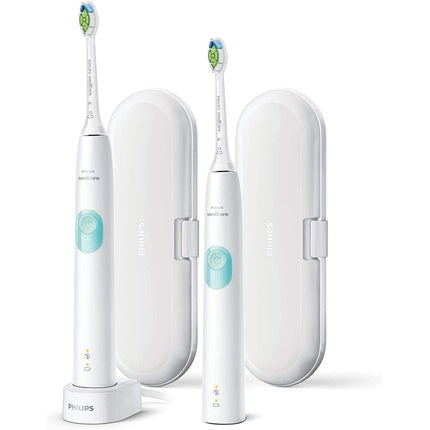 Periuță de dinți electrică, Philips 4300 Series, culoare albă