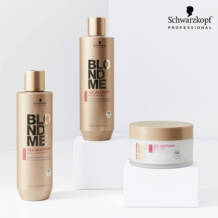Balsam par blond, Schwarzkopf BlondMe, Keratin Restore, 1000ml