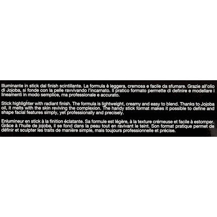 Mesauda Milano Glow Stick Gold - Highlighter, ambalaj negru și auriu