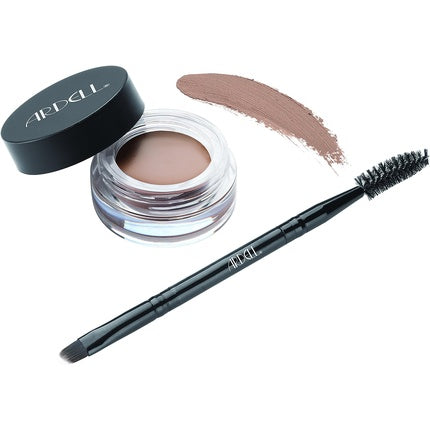 Gel de sprâncene Ardell Brow Pomade cu pensulă, Medium Brown, 3.2g