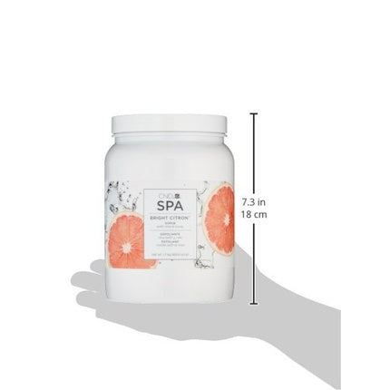 Scrub CND Spa Bright Citron, alb, 1700ml