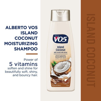 Șampon hidratant VO5, Model Island Coconut, 12.5 Fl Oz