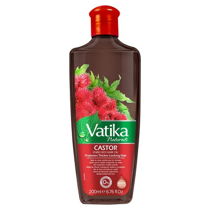 Ulei de păr, Vatika Naturals, cu ricin, 200 ml