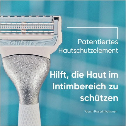 Rasor cu lamă Gillette Venus pentru zona intimă, maner ergonomic, design compact