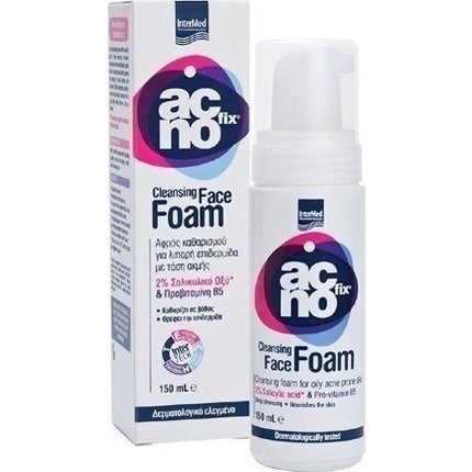 Spumă de curățare pentru față Intermed Acnofix 150ml