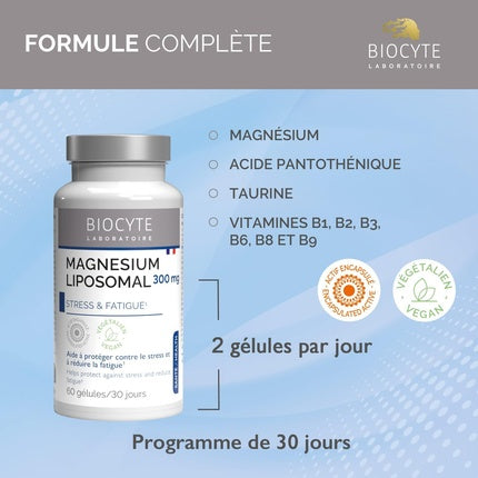 Biocyte Magneziu Liposomal 99 g - Supliment Alimentar pentru Stres și Oboseală