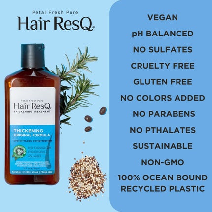 Șampon Petal Fresh Hair ResQ Original Formula Biotin, 355 ml, maro