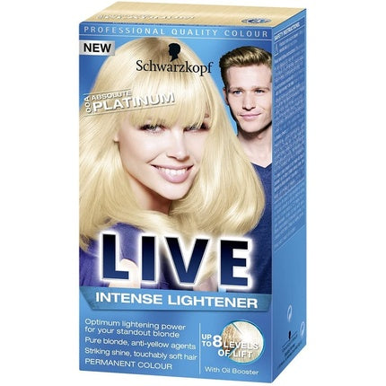 Schwarzkopf Live XXL Colour Intense Permanent Coloration 00a Absolute Platinum