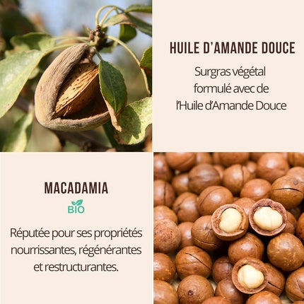 Gel de duș Rogé Cavaillès Organic Macadamia pentru piele uscată, 400ml