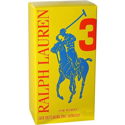 Eau de Toilette Ralph Lauren Big Pony 3, galben, 30ml