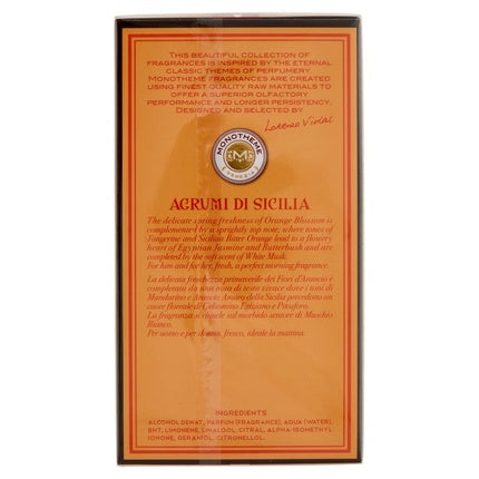 Eau de Toilette, Monotheme Venezia Fine, Agrumi di Sicilia, 100ml