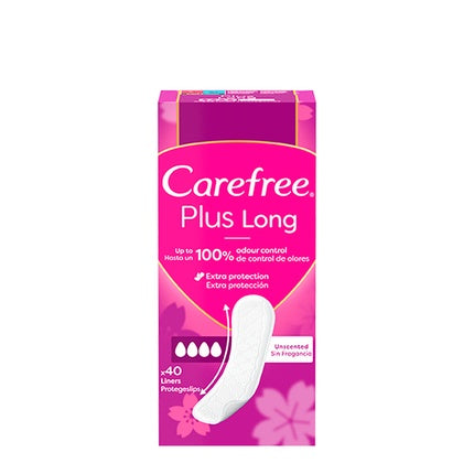 Tampoane igienice Carefree Plus Long, 40 buc, roz