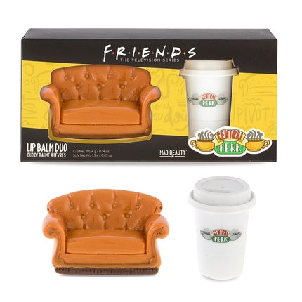 Balsam de buze, Mad Beauty, Central Perk, portocaliu și alb