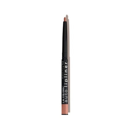 Creion buze L.A. Colors CAL564 Iced Coral, culoare coral, ambalaj negru