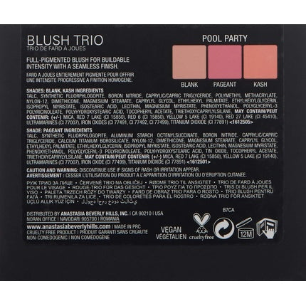 Set fard de obraz, Anastasia Beverly Hills, Blush Trios, Pool Party