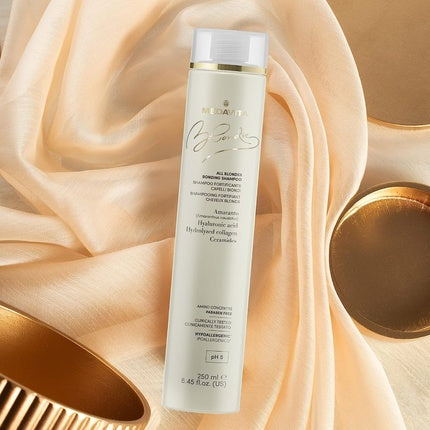 Medavita Blondie Strengthening Shampoo Blonde, Șampon pentru păr blond, pH 5, 250ml