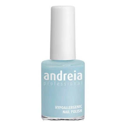 Unghiile tale arată impecabil cu acest esențial de beauty, lac de unghii Andreia Nº 123, albastru deschis, 14ml