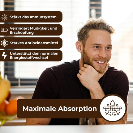 Căpsule Vitamina C Liposomală Kobho Labs, doză mare cu Reishi, 60 bucăți